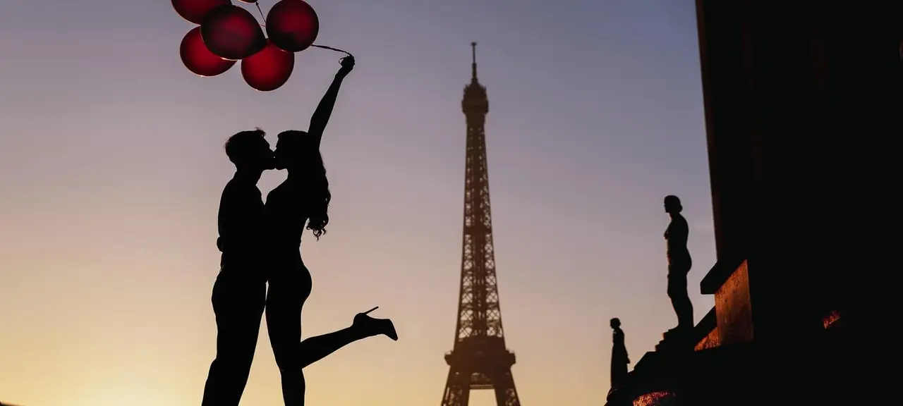 Erleben Sie die Romantik von Paris mit einer atemberaubenden Begleitung an Ihrer Seite